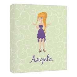 Custom Character (Woman) Canvas Print - 20x24 (Personalized)