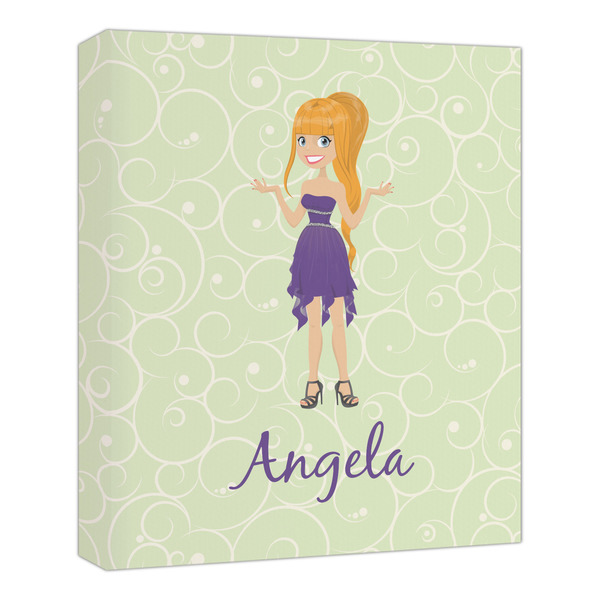 Custom Custom Character (Woman) Canvas Print - 20x24 (Personalized)