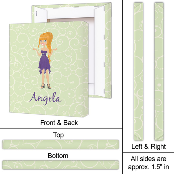 Custom Character (Woman) 20x24 - Canvas Print - Approval