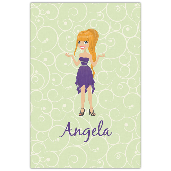 Custom Character (Woman) 20x30 - Canvas Print - Front View