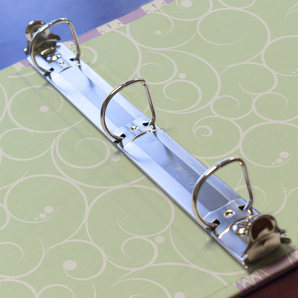 Custom Character (Woman) 3 Ring Binders - Full Wrap - 1" - DETAIL