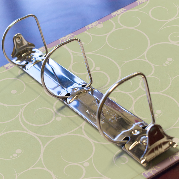 Custom Character (Woman) 3 Ring Binders - Full Wrap - 2" - DETAIL