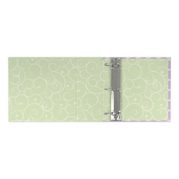 Custom Character (Woman) 3 Ring Binders - Full Wrap - 3" - OPEN INSIDE