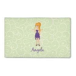 Custom Character (Woman) 3' x 5' Indoor Area Rug (Personalized)