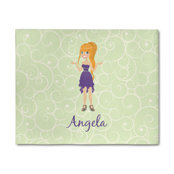 Custom Character (Woman) 8' x 10' Indoor Area Rug (Personalized)