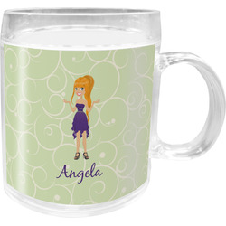 Custom Character (Woman) Acrylic Kids Mug (Personalized)