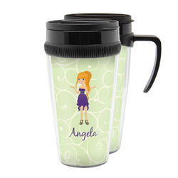 Custom Character (Woman) Acrylic Travel Mug (Personalized)