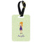 Custom Character (Woman) Aluminum Luggage Tag (Personalized)
