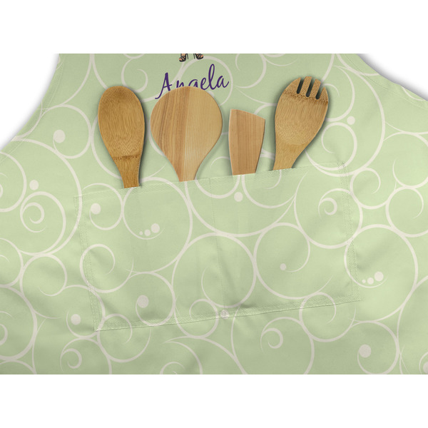 Custom Character (Woman) Apron - Pocket Detail with Props