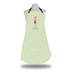 Custom Character (Woman) Apron w/ Name or Text