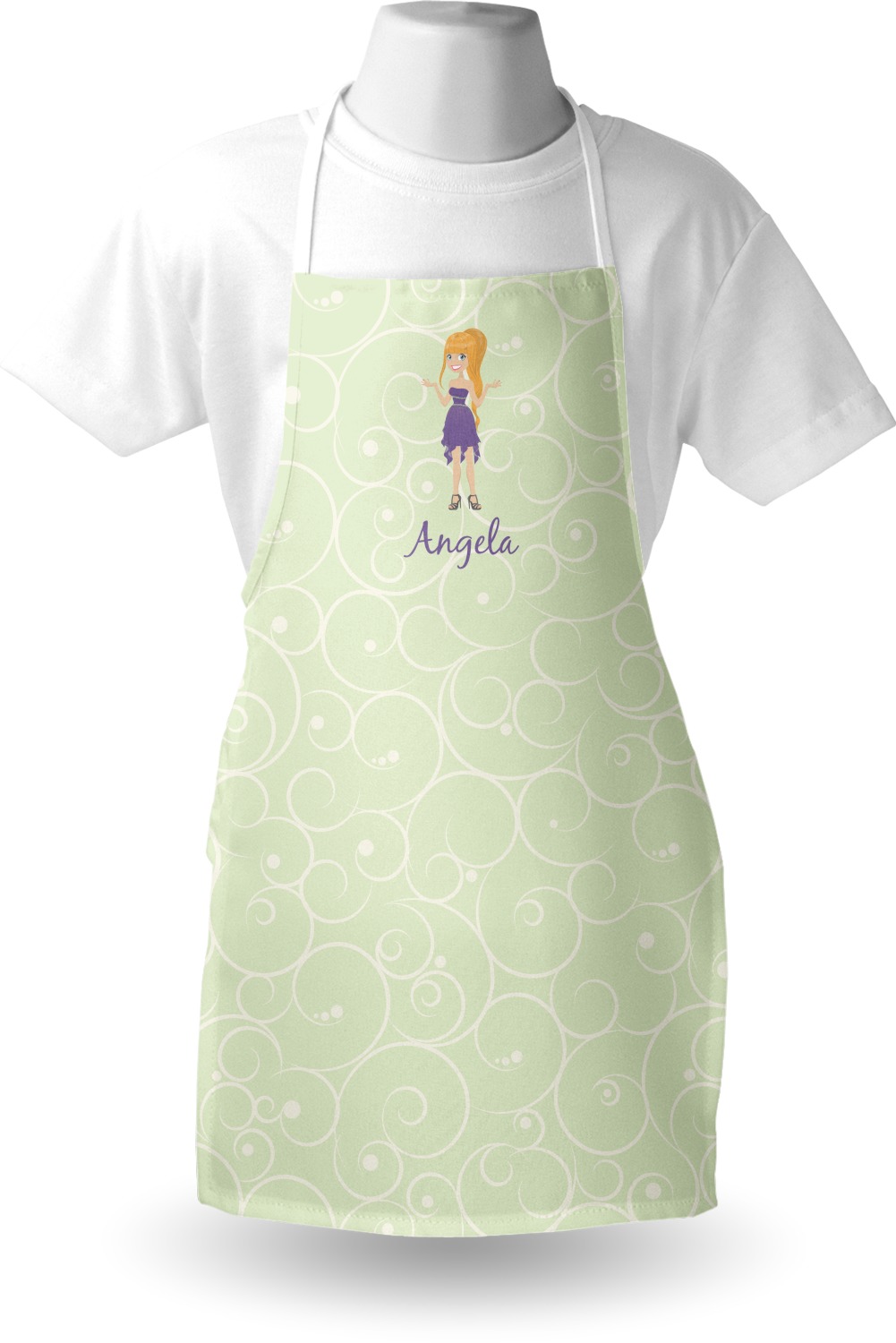 Custom Character (Woman) Apron (Personalized) YouCustomizeIt