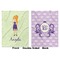 Custom Character (Woman) Baby Blanket (Double Sided - Printed Front and Back)