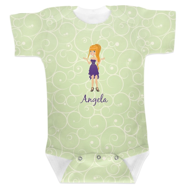 Custom Custom Character (Woman) Baby Bodysuit (Personalized)