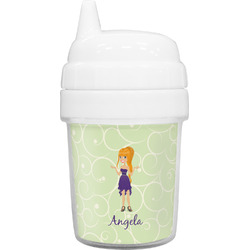 Custom Character (Woman) Baby Sippy Cup (Personalized)