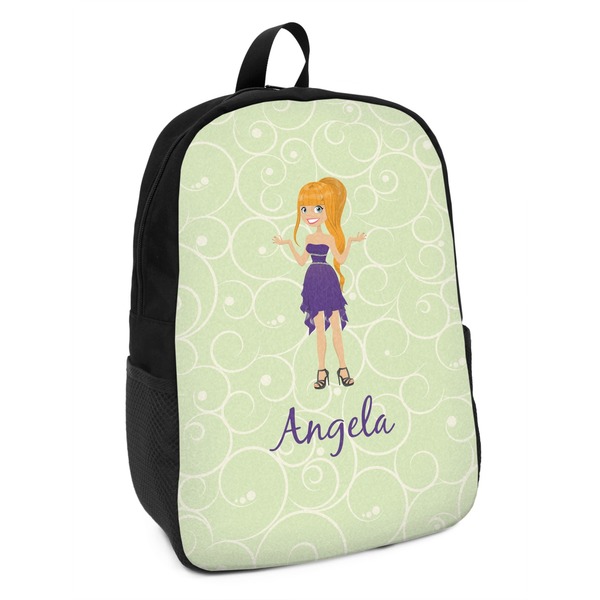 Custom Custom Character (Woman) Kids Backpack (Personalized)