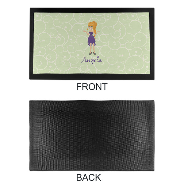 Custom Character (Woman) Bar Mat - Small - APPROVAL