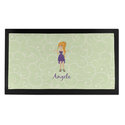Custom Character (Woman) Bar Mat - Small (Personalized)