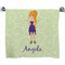 Custom Character (Woman) Bath Towel (Personalized)