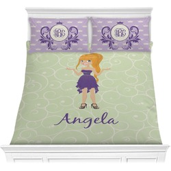 Custom Character (Woman) Comforters (Personalized)