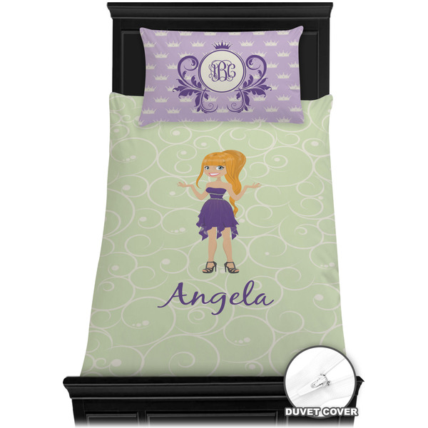 Custom Character (Woman) Bedding Set (TwinXL) - Duvet