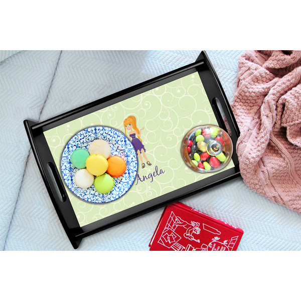 Custom Character (Woman) Black Tray - Lifestyle (UPDATED)