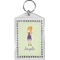 Custom Character (Woman) Bling Keychain (Personalized)