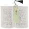Custom Character (Woman) Bookmark with tassel - In book