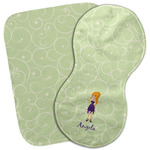 Custom Character (Woman) Burp Cloth (Personalized)