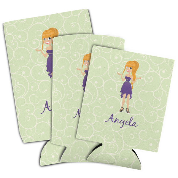 Custom Character (Woman) Can Coolers - PARENT/MAIN