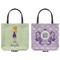 Custom Character (Woman) Canvas Tote - Front and Back