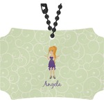 Custom Character (Woman) Rear View Mirror Ornament (Personalized)