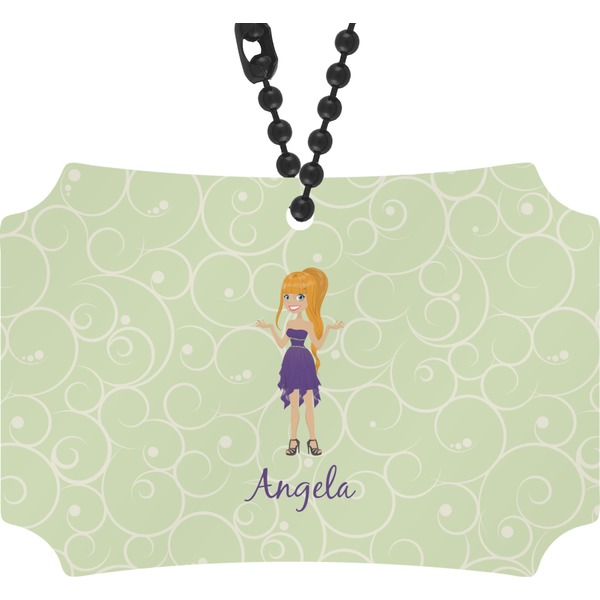 Custom Custom Character (Woman) Rear View Mirror Ornament (Personalized)