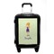 Custom Character (Woman) Carry On Hard Shell Suitcase - Front