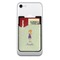 Custom Character (Woman) Cell Phone Credit Card Holder w/ Phone
