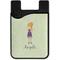 Custom Character (Woman) Cell Phone Credit Card Holder