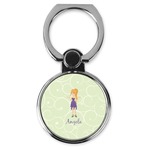 Custom Character (Woman) Cell Phone Ring Stand & Holder (Personalized)