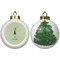 Custom Character (Woman) Ceramic Christmas Ornament - X-Mas Tree (APPROVAL)