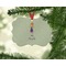 Custom Character (Woman) Christmas Ornament (On Tree)