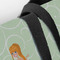 Custom Character (Woman) Closeup of Tote w/Black Handles