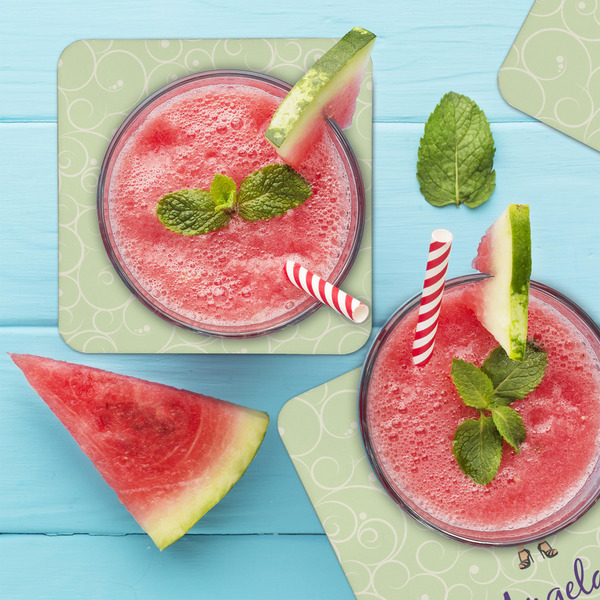 Custom Character (Woman) Coaster Set - LIFESTYLE