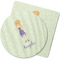 Custom Character (Woman) Rubber Backed Coaster (Personalized)