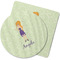 Custom Character (Woman) Rubber Backed Coaster (Personalized)