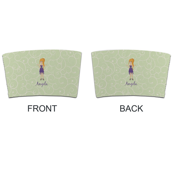 Custom Character (Woman) Coffee Cup Sleeve - APPROVAL