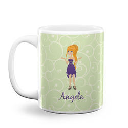 Custom Character (Woman) Coffee Mug (Personalized)