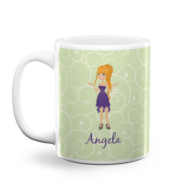 Custom Custom Character (Woman) Coffee Mug (Personalized)