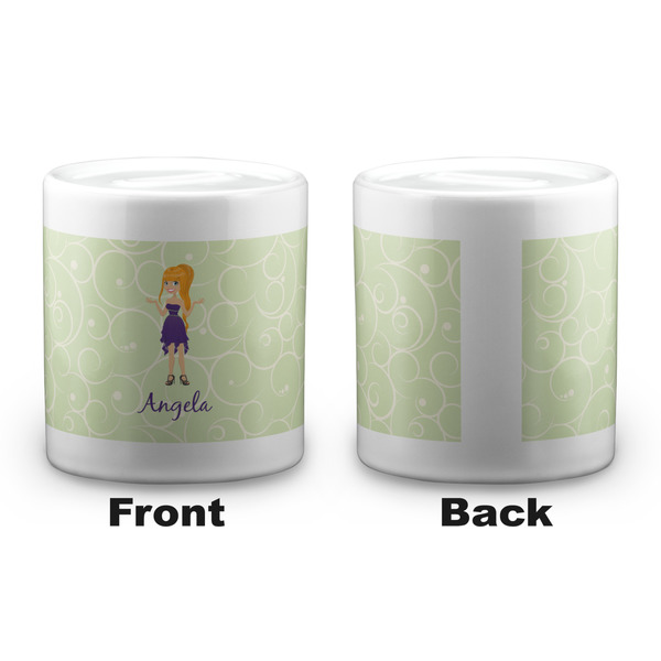 Custom Character (Woman) Coin Bank - Apvl