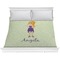 Custom Character (Woman) Comforter - King (Personalized)