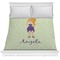 Custom Character (Woman) Comforter - Full / Queen (Personalized)
