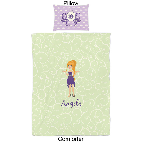 Custom Character (Woman) Comforter Set - Twin - Approval