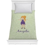 Custom Character (Woman) Comforter - Twin (Personalized)